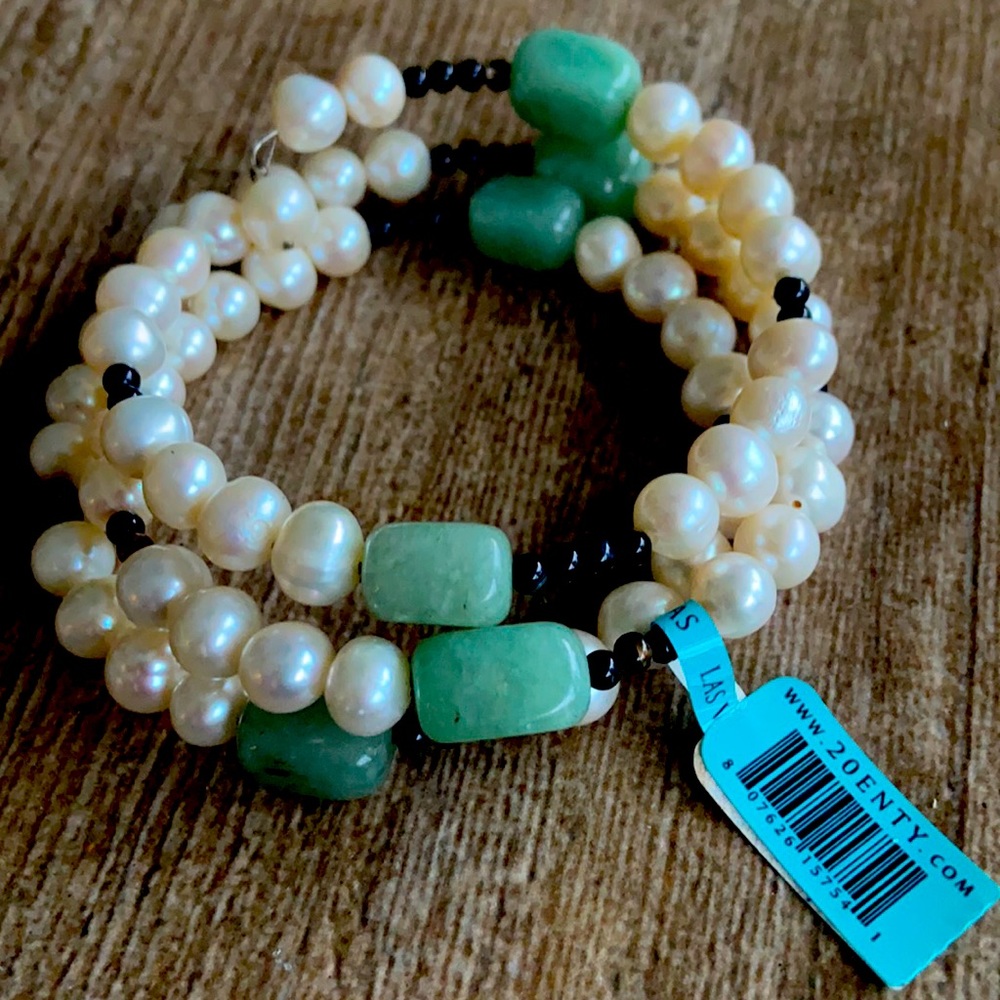 Alexander Kalifano genuine pear and stone bracelet STUNNING